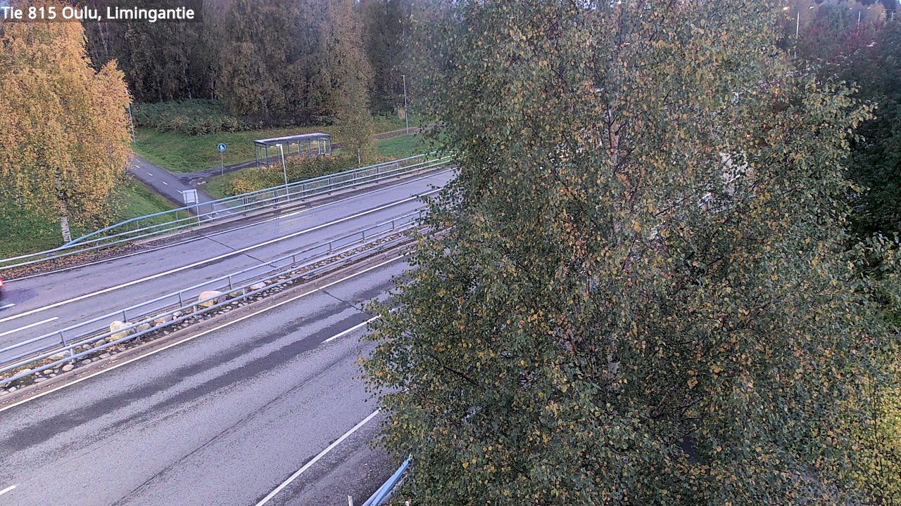 Weather Camera Image Väg 815 Oleåborg, Limingantie, Oulu, Pohjois-Pohjanmaa