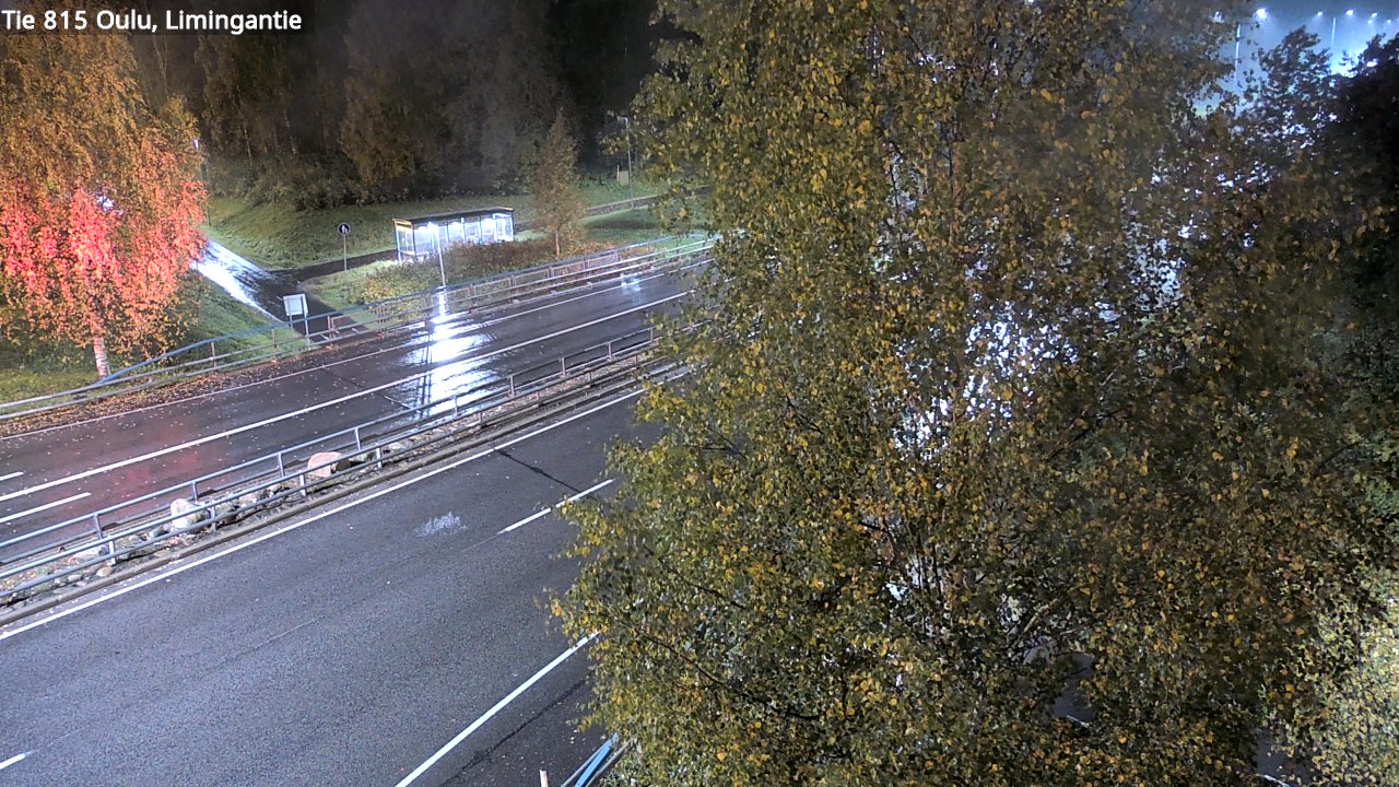 Weather Camera Image Väg 815 Oleåborg, Limingantie, Oulu, Pohjois-Pohjanmaa