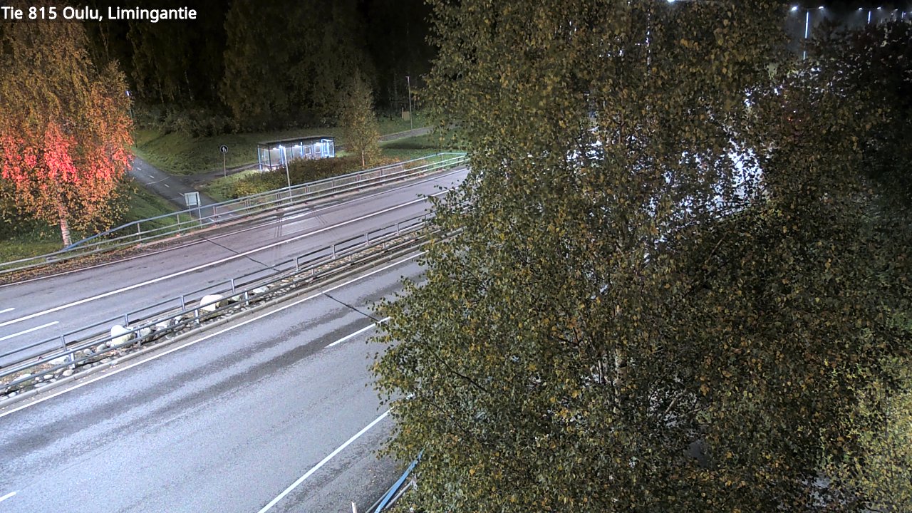 Weather Camera Image Väg 815 Oleåborg, Limingantie, Oulu, Pohjois-Pohjanmaa