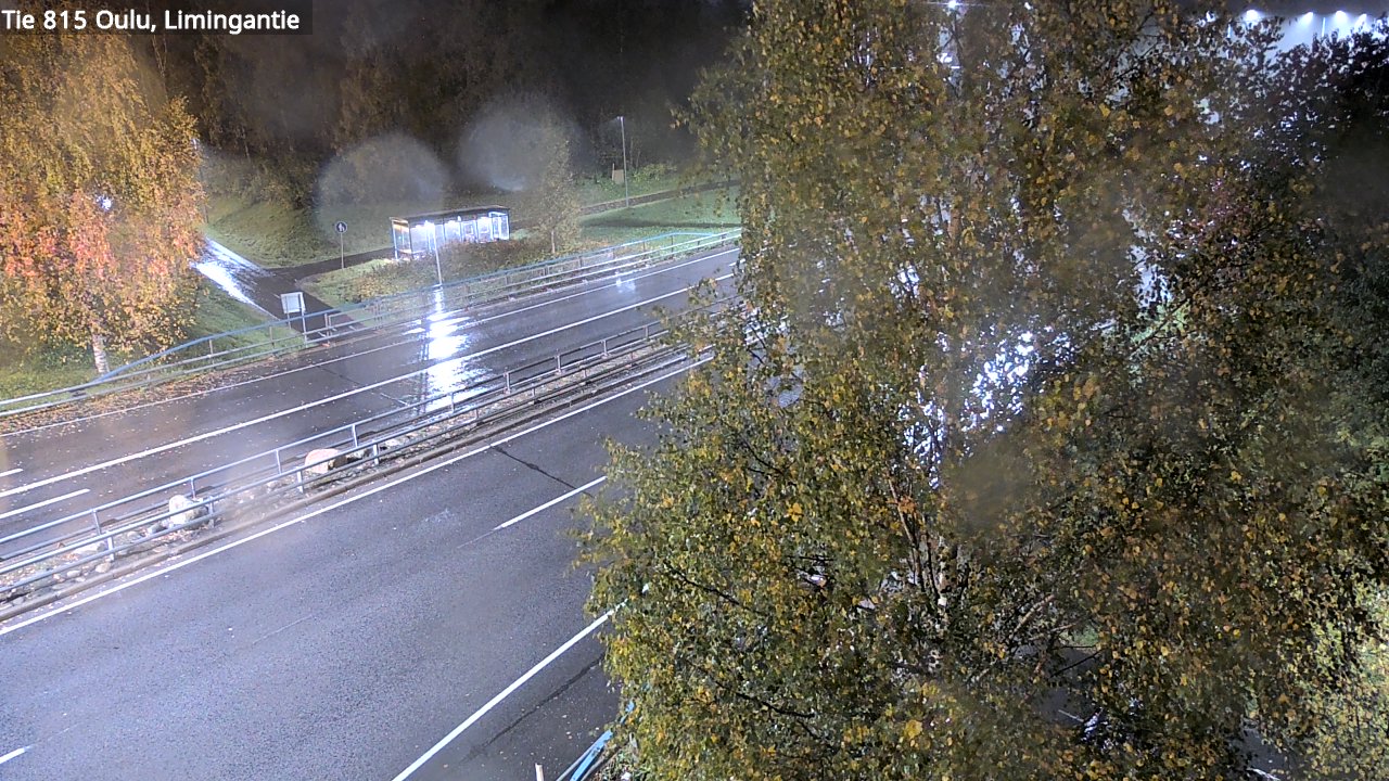 Weather Camera Image Väg 815 Oleåborg, Limingantie, Oulu, Pohjois-Pohjanmaa