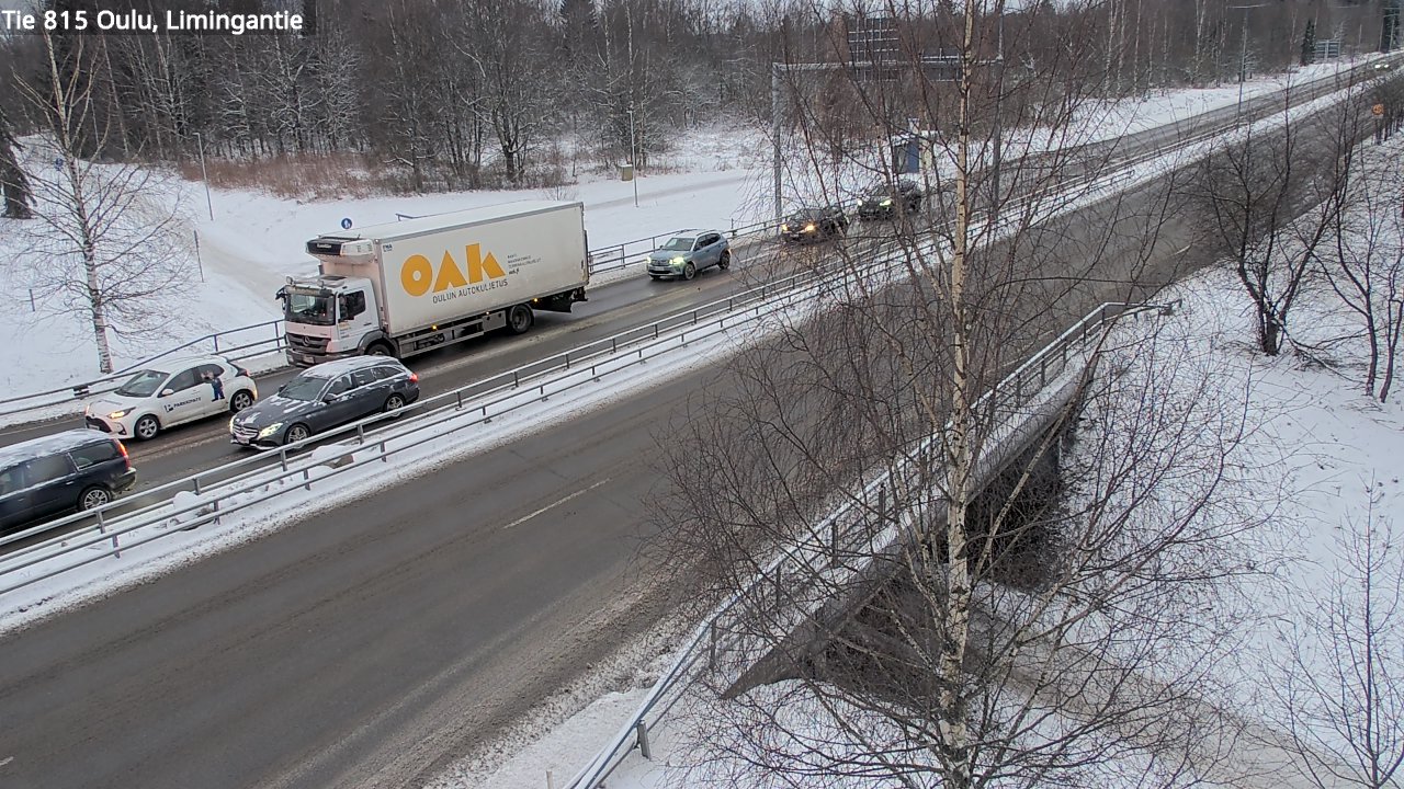 Weather Camera Image Road 815 Oulu, Limingantie, Oulu, Pohjois-Pohjanmaa