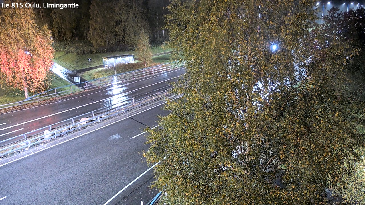Weather Camera Image Väg 815 Oleåborg, Limingantie, Oulu, Pohjois-Pohjanmaa