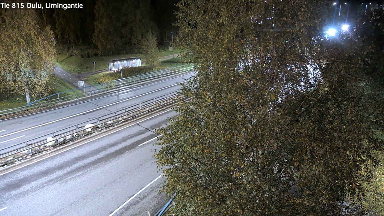 Weather Camera Image Väg 815 Oleåborg, Limingantie, Oulu, Pohjois-Pohjanmaa
