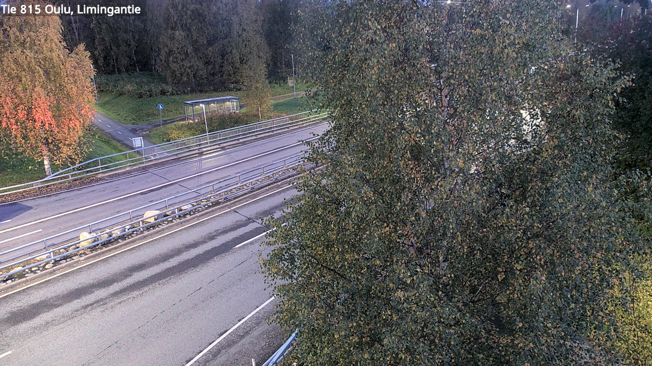Weather Camera Image Väg 815 Oleåborg, Limingantie, Oulu, Pohjois-Pohjanmaa