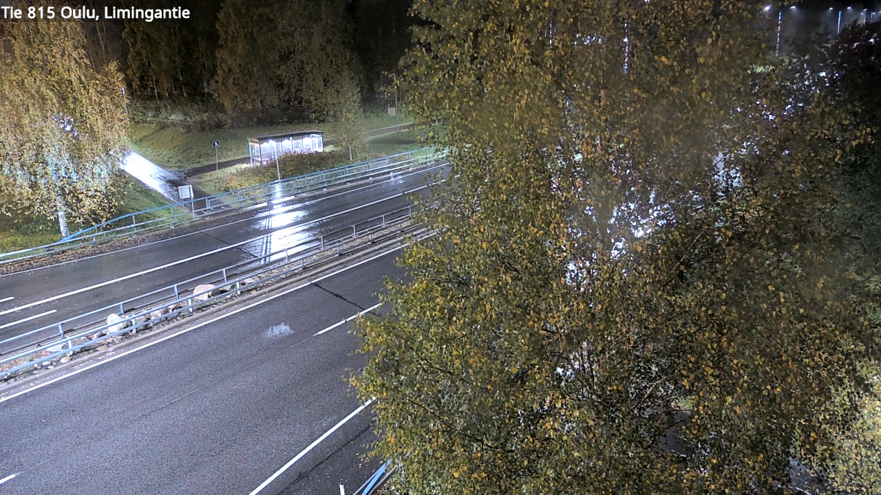 Weather Camera Image Väg 815 Oleåborg, Limingantie, Oulu, Pohjois-Pohjanmaa