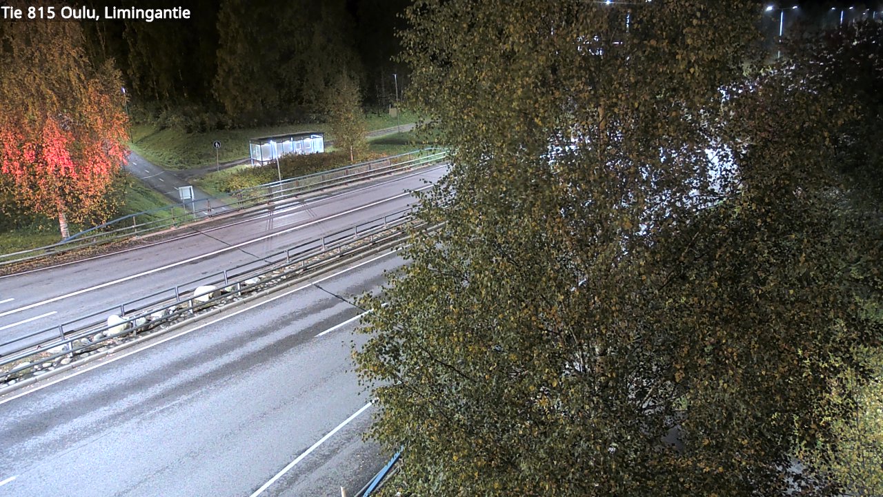 Weather Camera Image Väg 815 Oleåborg, Limingantie, Oulu, Pohjois-Pohjanmaa