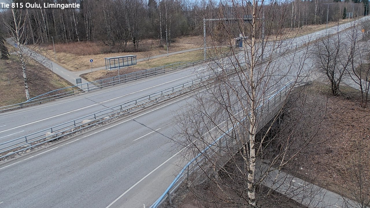 Weather Camera Image Väg 815 Oleåborg, Limingantie, Oulu, Pohjois-Pohjanmaa