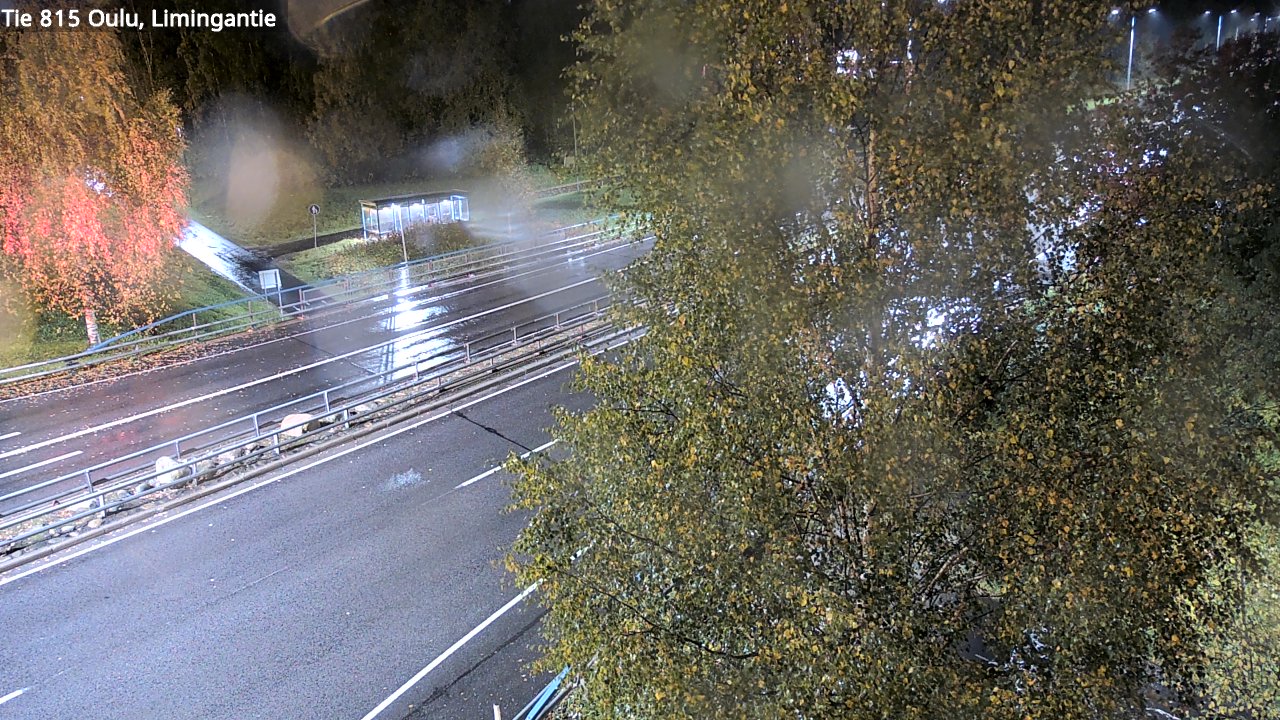 Weather Camera Image Väg 815 Oleåborg, Limingantie, Oulu, Pohjois-Pohjanmaa