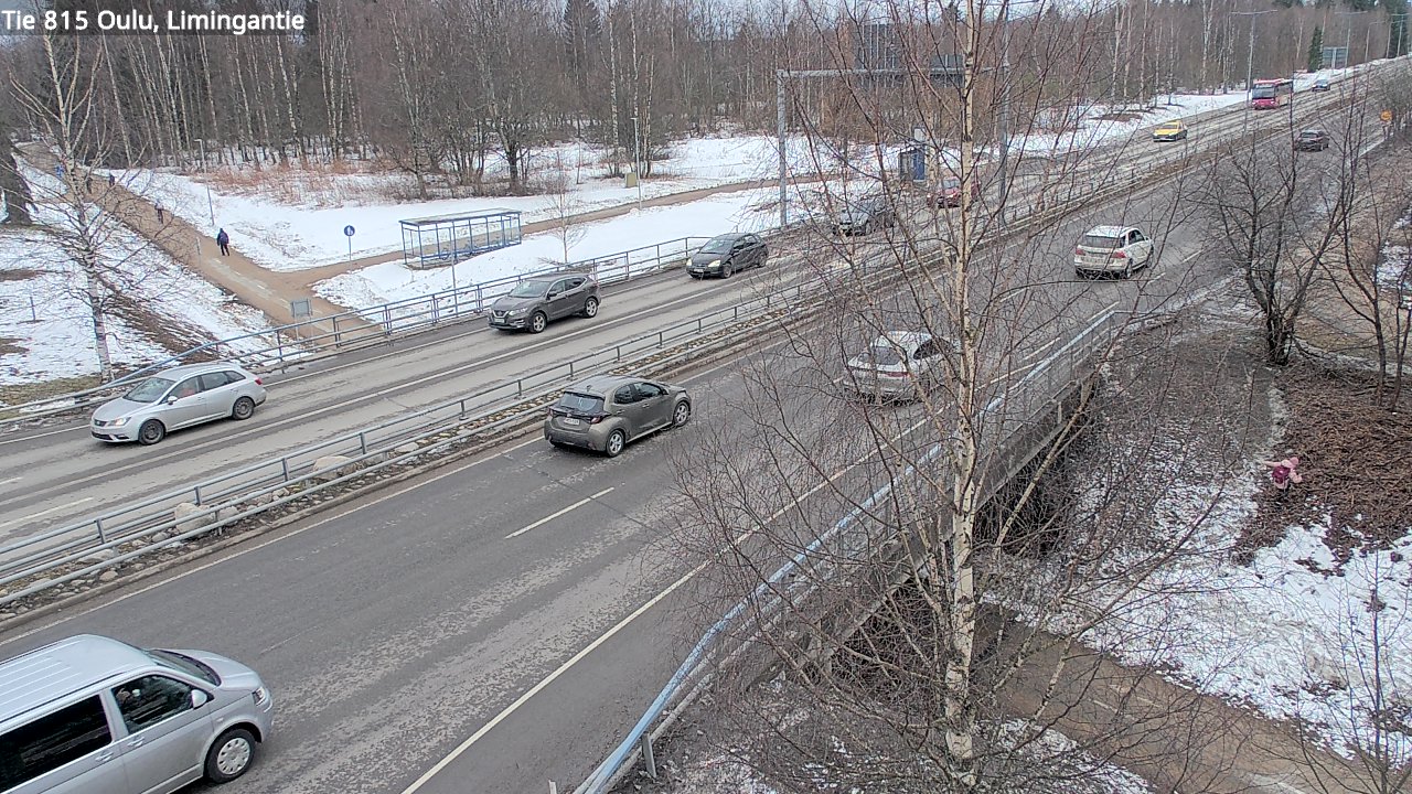 Weather Camera Image Väg 815 Oleåborg, Limingantie, Oulu, Pohjois-Pohjanmaa