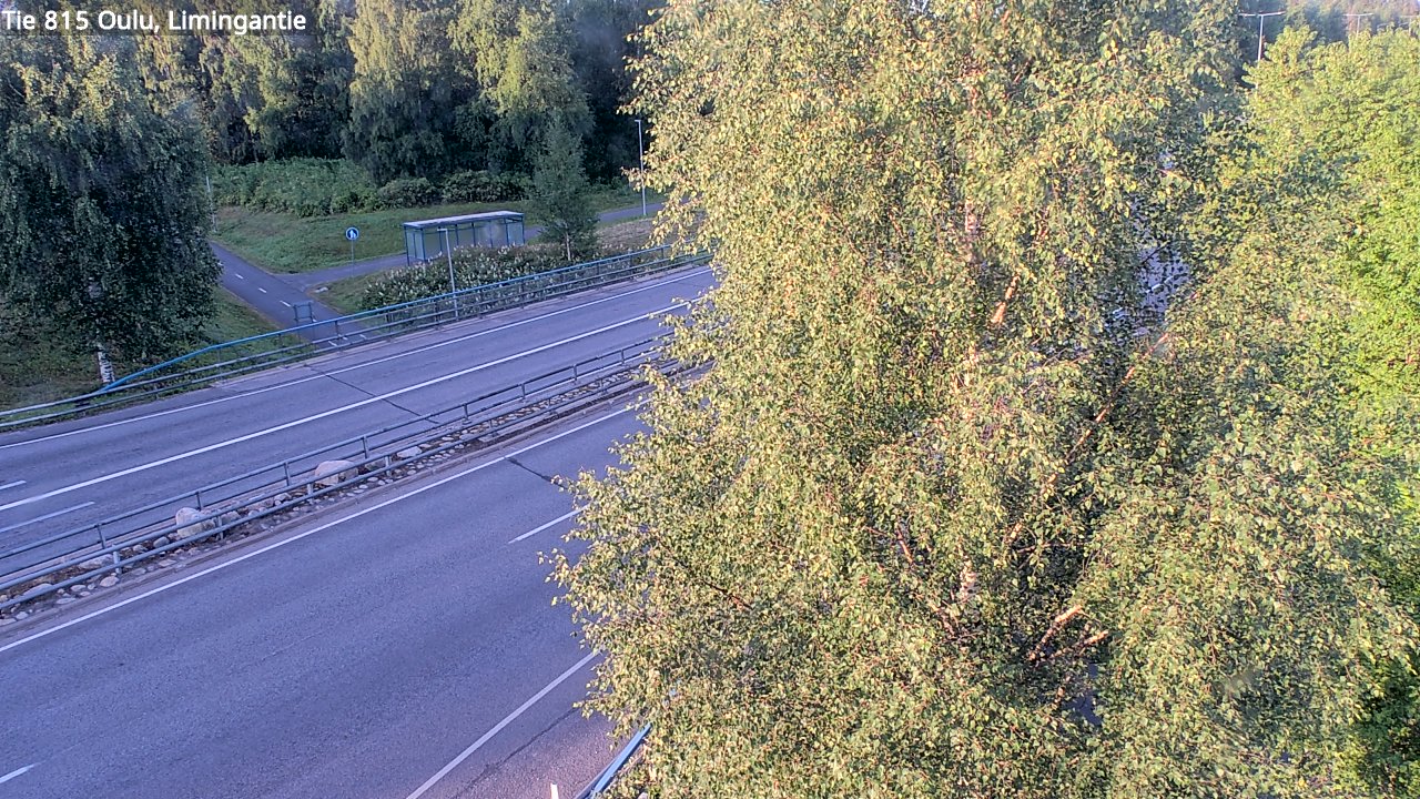 Weather Camera Image Road 815 Oulu, Limingantie, Oulu, Pohjois-Pohjanmaa
