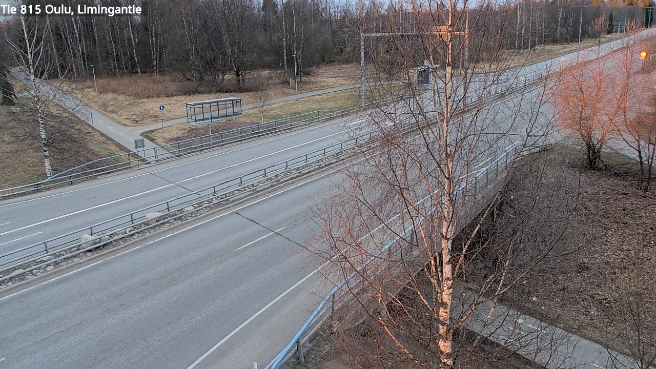 Weather Camera Image Väg 815 Oleåborg, Limingantie, Oulu, Pohjois-Pohjanmaa