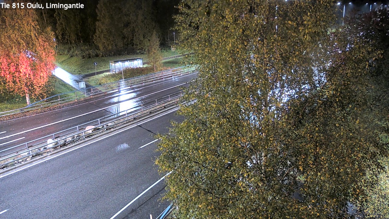 Weather Camera Image Väg 815 Oleåborg, Limingantie, Oulu, Pohjois-Pohjanmaa