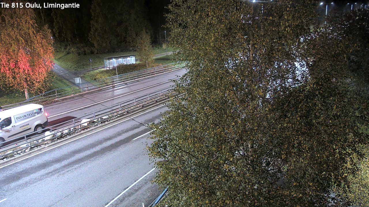 Weather Camera Image Väg 815 Oleåborg, Limingantie, Oulu, Pohjois-Pohjanmaa