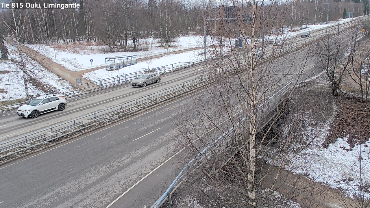 Weather Camera Image Väg 815 Oleåborg, Limingantie, Oulu, Pohjois-Pohjanmaa