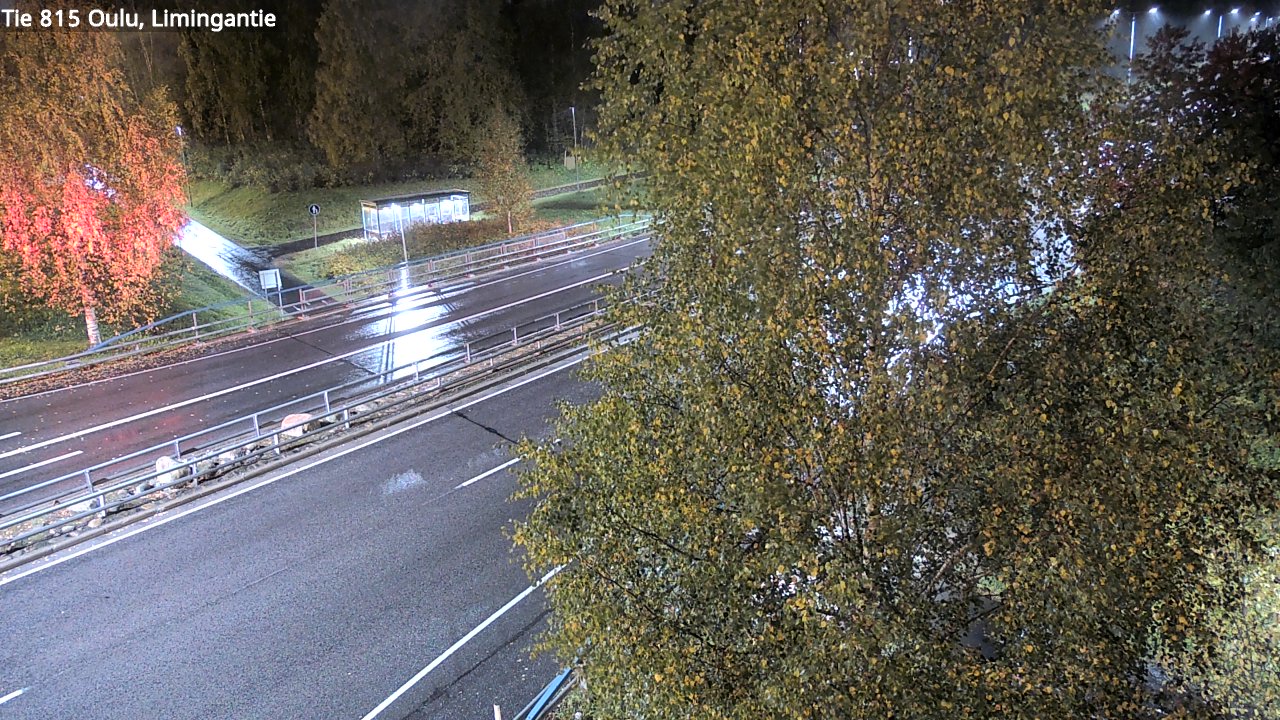 Weather Camera Image Väg 815 Oleåborg, Limingantie, Oulu, Pohjois-Pohjanmaa
