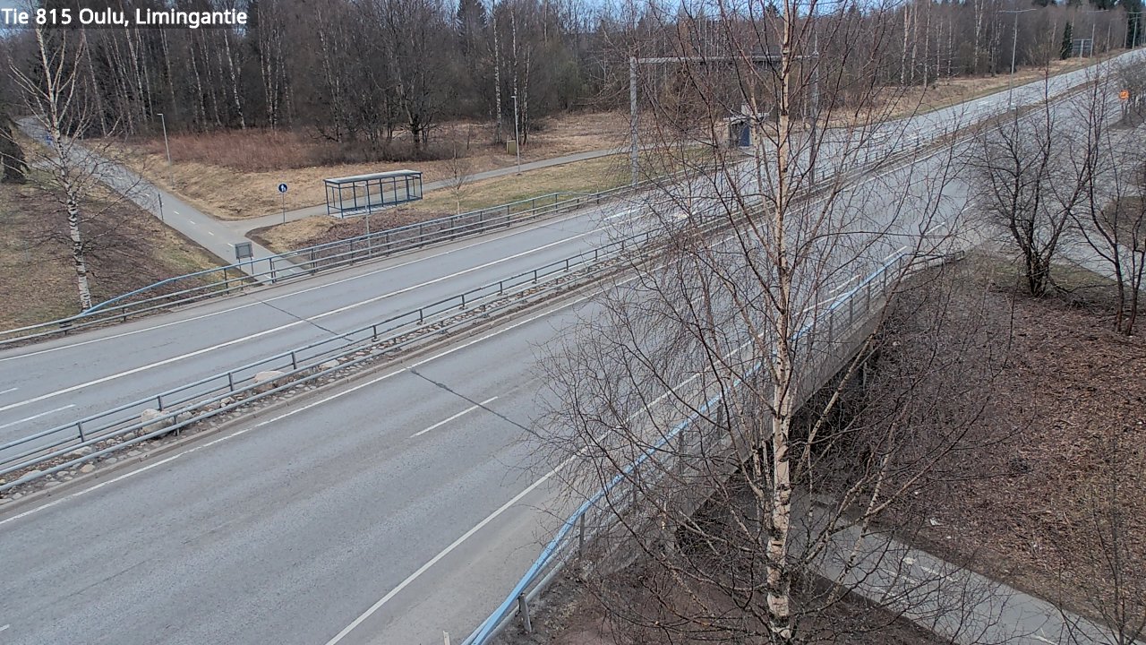 Weather Camera Image Väg 815 Oleåborg, Limingantie, Oulu, Pohjois-Pohjanmaa