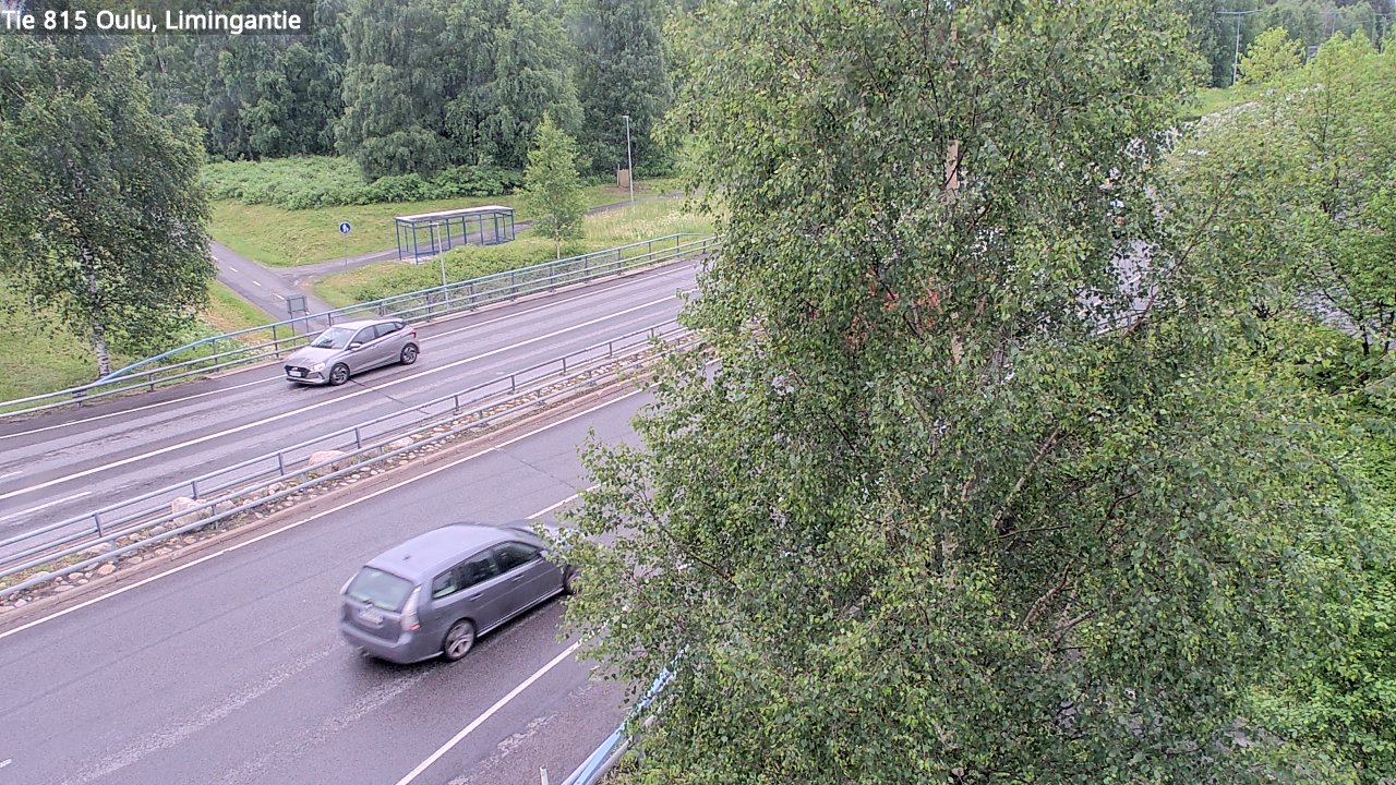 Weather Camera Image Väg 815 Oleåborg, Limingantie, Oulu, Pohjois-Pohjanmaa
