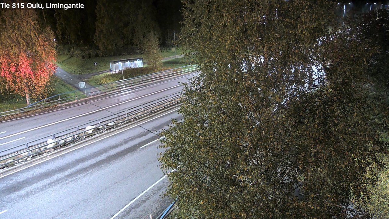 Weather Camera Image Väg 815 Oleåborg, Limingantie, Oulu, Pohjois-Pohjanmaa