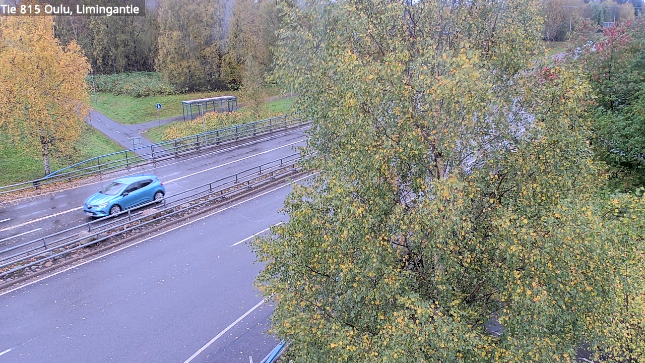 Weather Camera Image Väg 815 Oleåborg, Limingantie, Oulu, Pohjois-Pohjanmaa