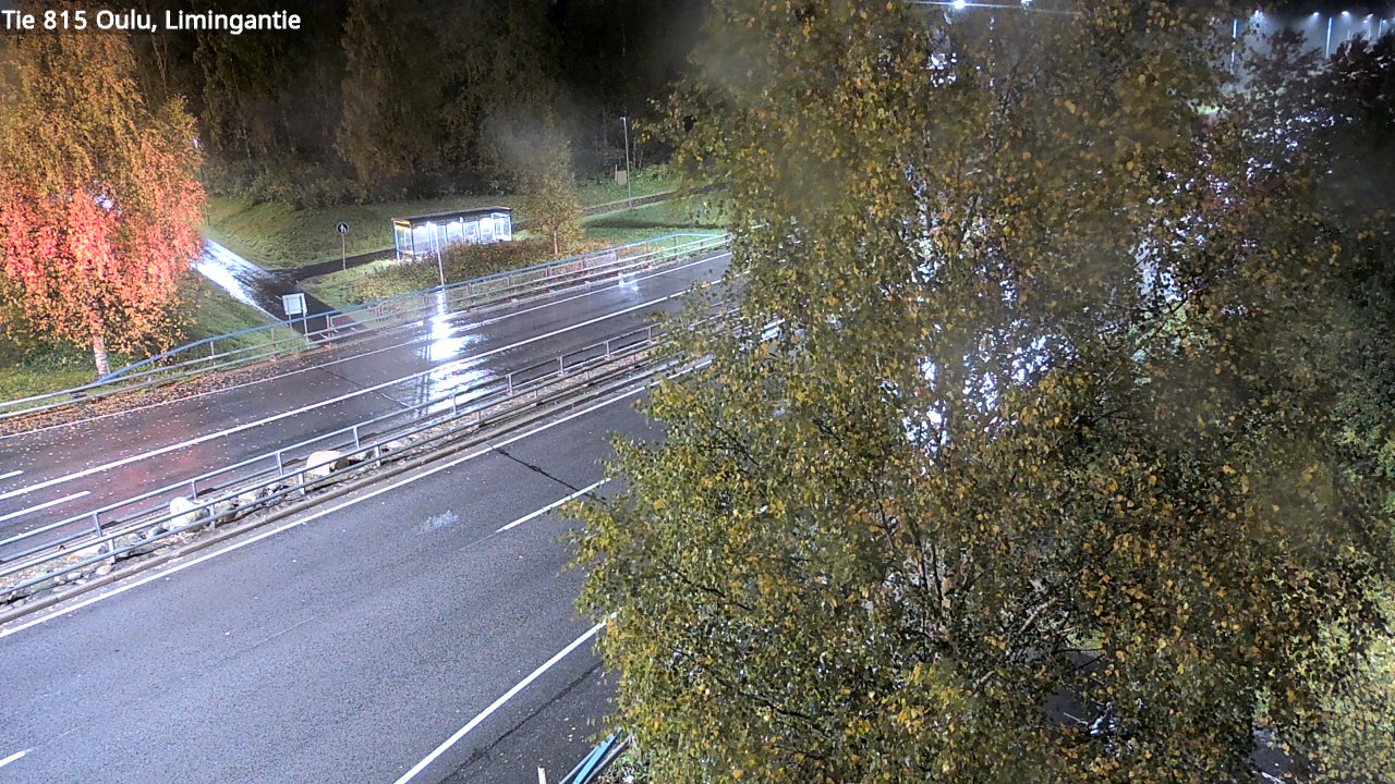 Weather Camera Image Väg 815 Oleåborg, Limingantie, Oulu, Pohjois-Pohjanmaa
