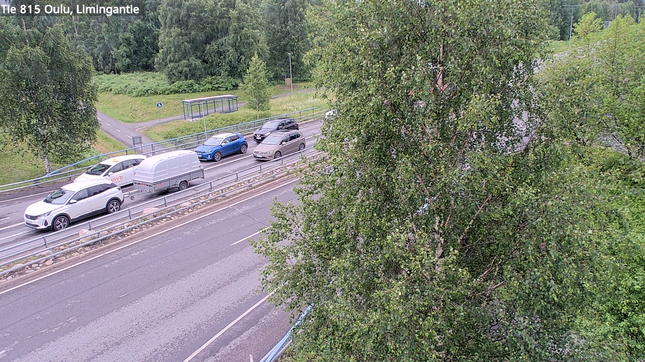 Weather Camera Image Väg 815 Oleåborg, Limingantie, Oulu, Pohjois-Pohjanmaa