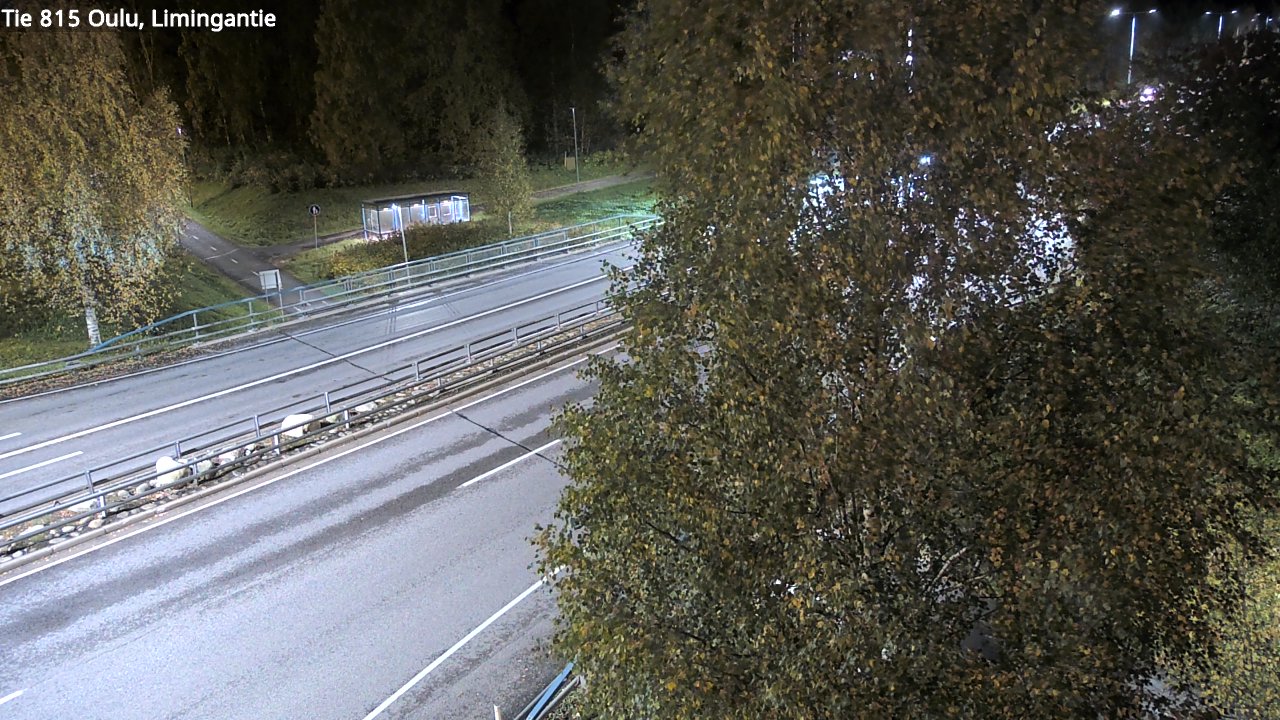 Weather Camera Image Väg 815 Oleåborg, Limingantie, Oulu, Pohjois-Pohjanmaa