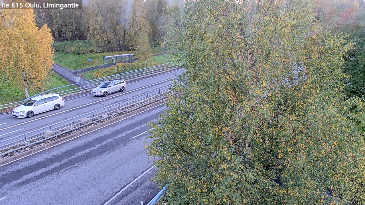 Weather Camera Image Väg 815 Oleåborg, Limingantie, Oulu, Pohjois-Pohjanmaa