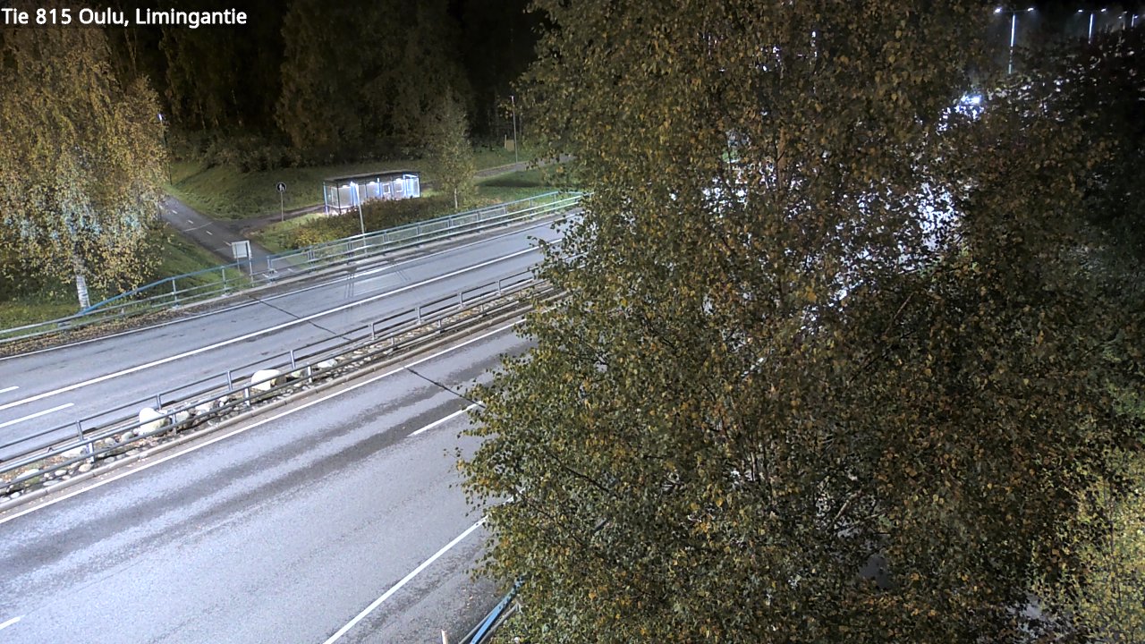 Weather Camera Image Väg 815 Oleåborg, Limingantie, Oulu, Pohjois-Pohjanmaa