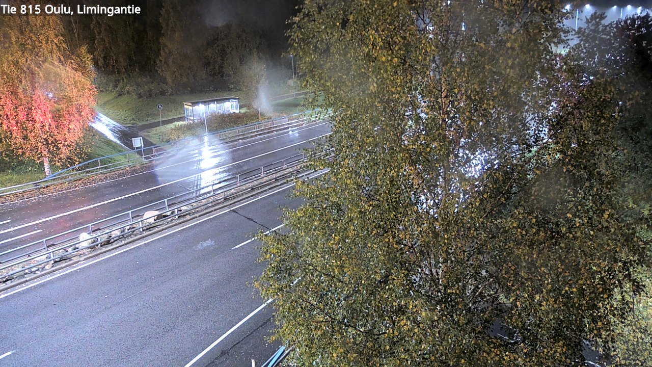 Weather Camera Image Väg 815 Oleåborg, Limingantie, Oulu, Pohjois-Pohjanmaa