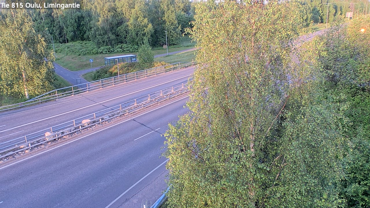 Weather Camera Image Road 815 Oulu, Limingantie, Oulu, Pohjois-Pohjanmaa