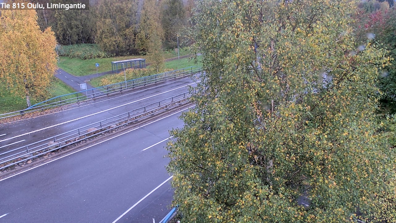 Weather Camera Image Väg 815 Oleåborg, Limingantie, Oulu, Pohjois-Pohjanmaa