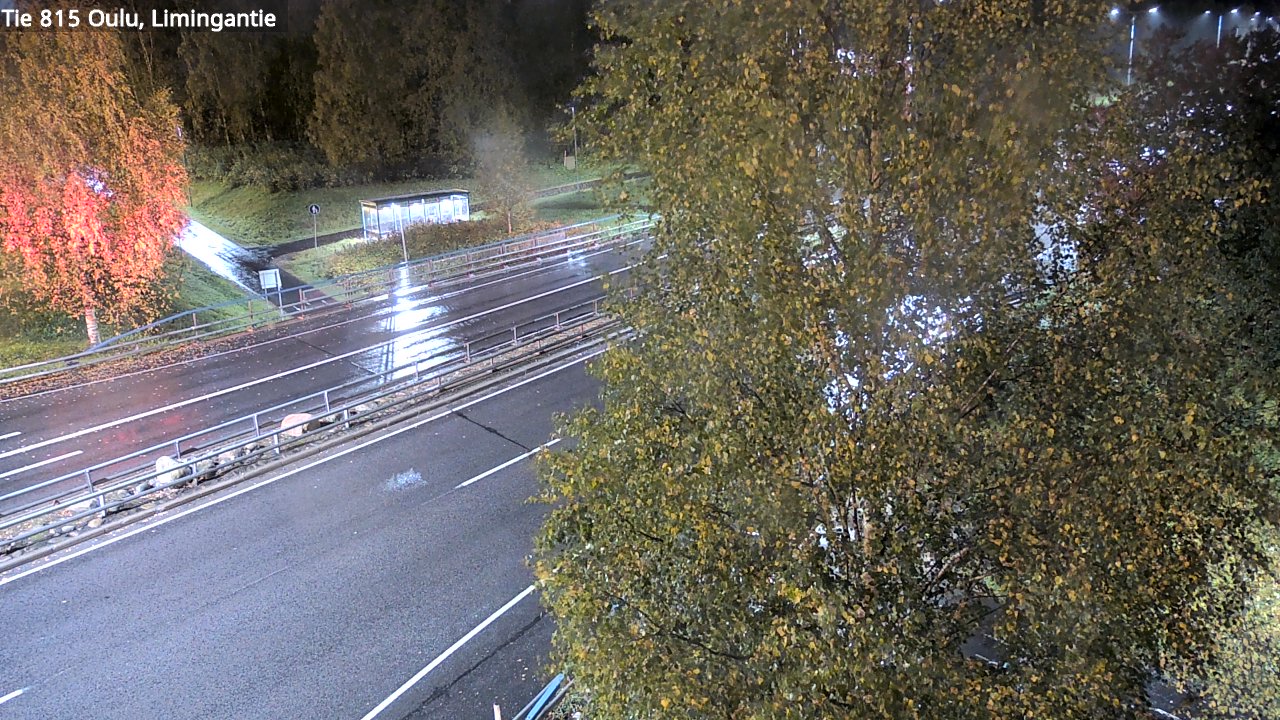 Weather Camera Image Väg 815 Oleåborg, Limingantie, Oulu, Pohjois-Pohjanmaa