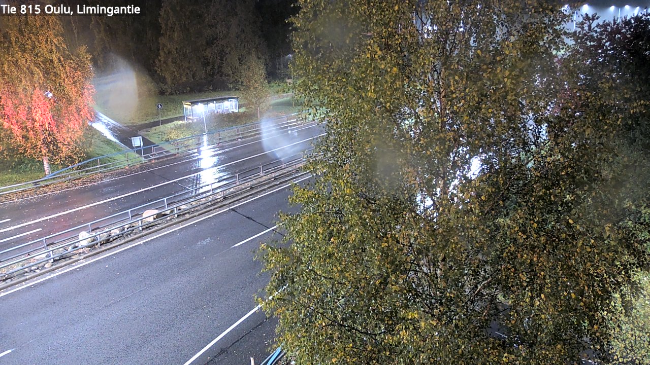 Weather Camera Image Väg 815 Oleåborg, Limingantie, Oulu, Pohjois-Pohjanmaa