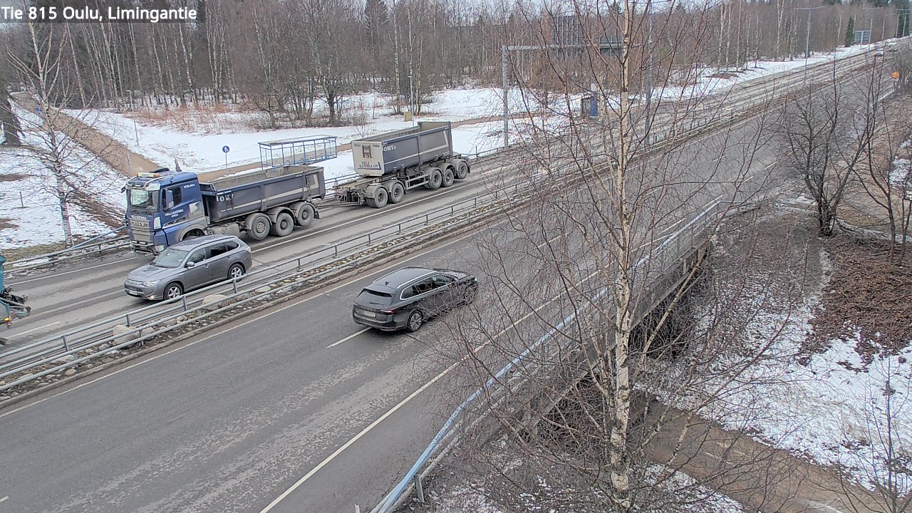 Weather Camera Image Väg 815 Oleåborg, Limingantie, Oulu, Pohjois-Pohjanmaa