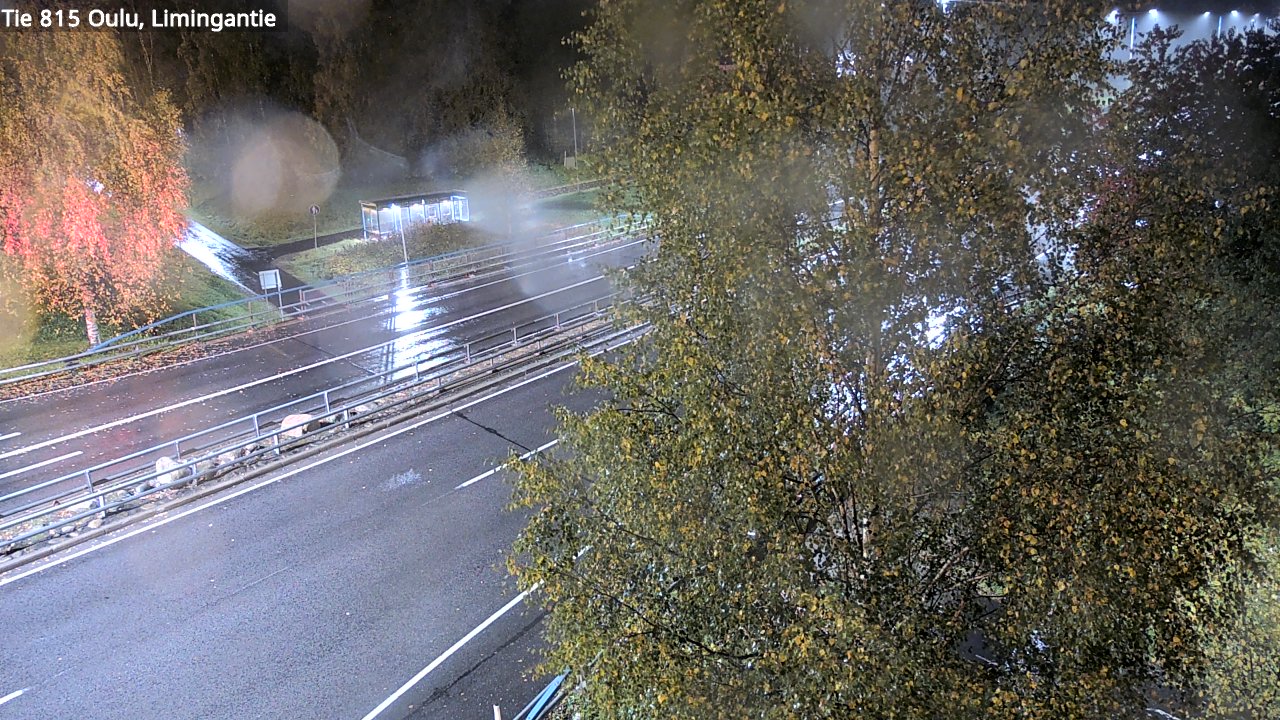 Weather Camera Image Väg 815 Oleåborg, Limingantie, Oulu, Pohjois-Pohjanmaa