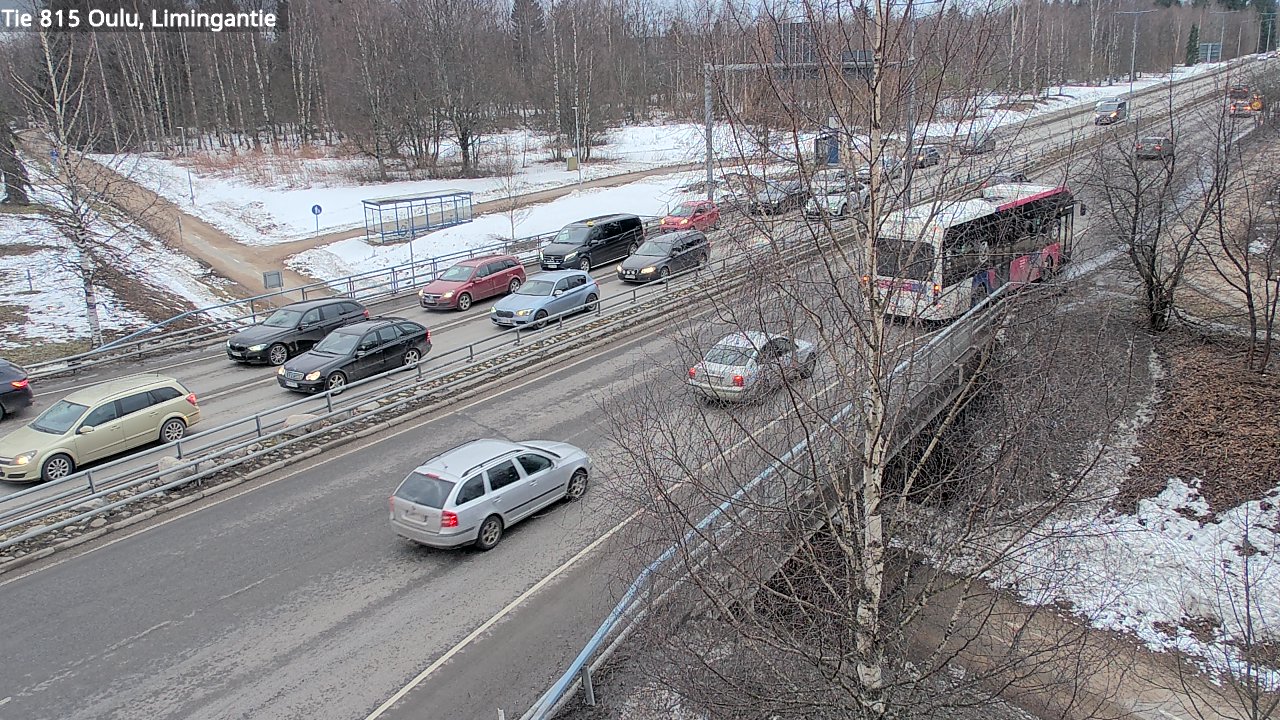 Weather Camera Image Road 815 Oulu, Limingantie, Oulu, Pohjois-Pohjanmaa