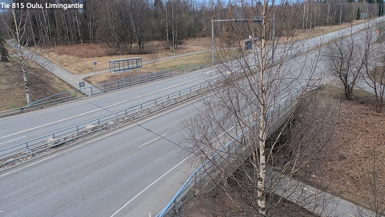 Weather Camera Image Väg 815 Oleåborg, Limingantie, Oulu, Pohjois-Pohjanmaa