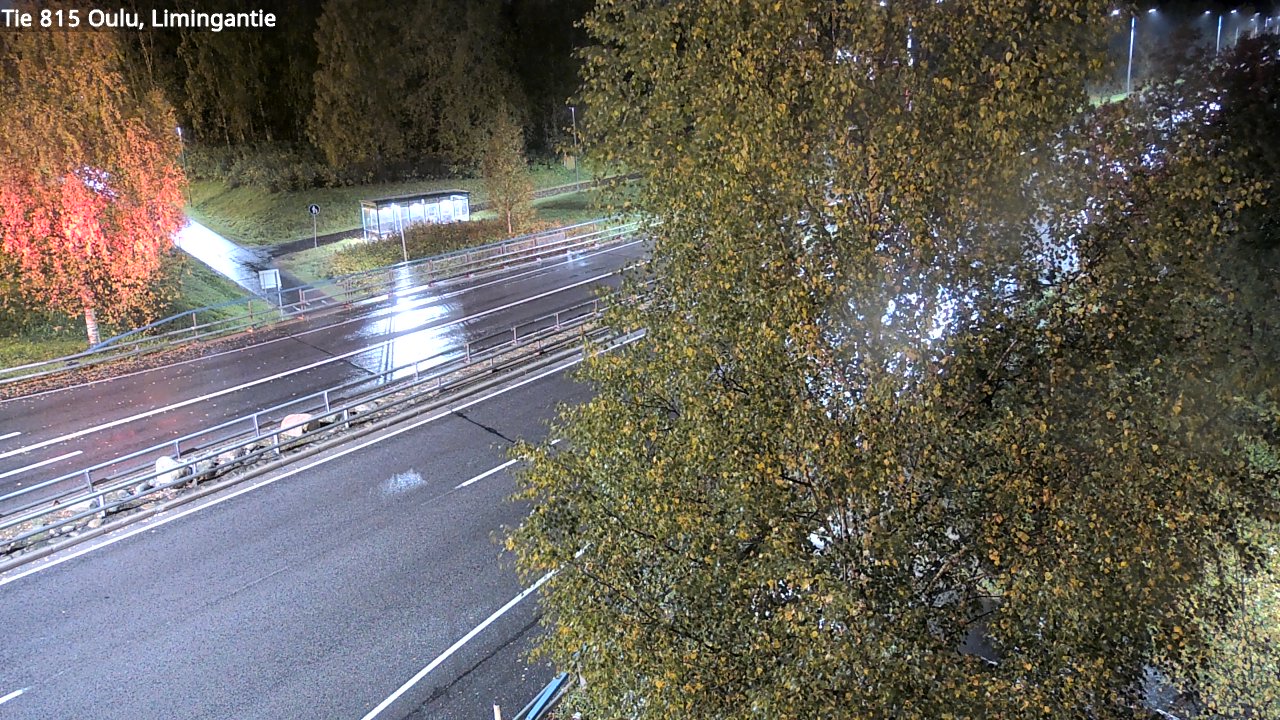 Weather Camera Image Väg 815 Oleåborg, Limingantie, Oulu, Pohjois-Pohjanmaa