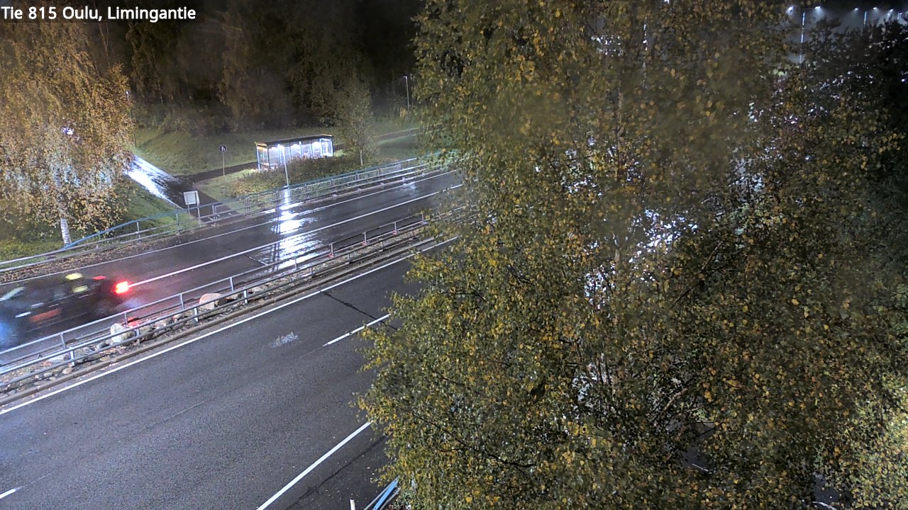 Weather Camera Image Väg 815 Oleåborg, Limingantie, Oulu, Pohjois-Pohjanmaa