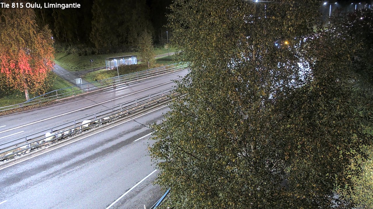Weather Camera Image Väg 815 Oleåborg, Limingantie, Oulu, Pohjois-Pohjanmaa