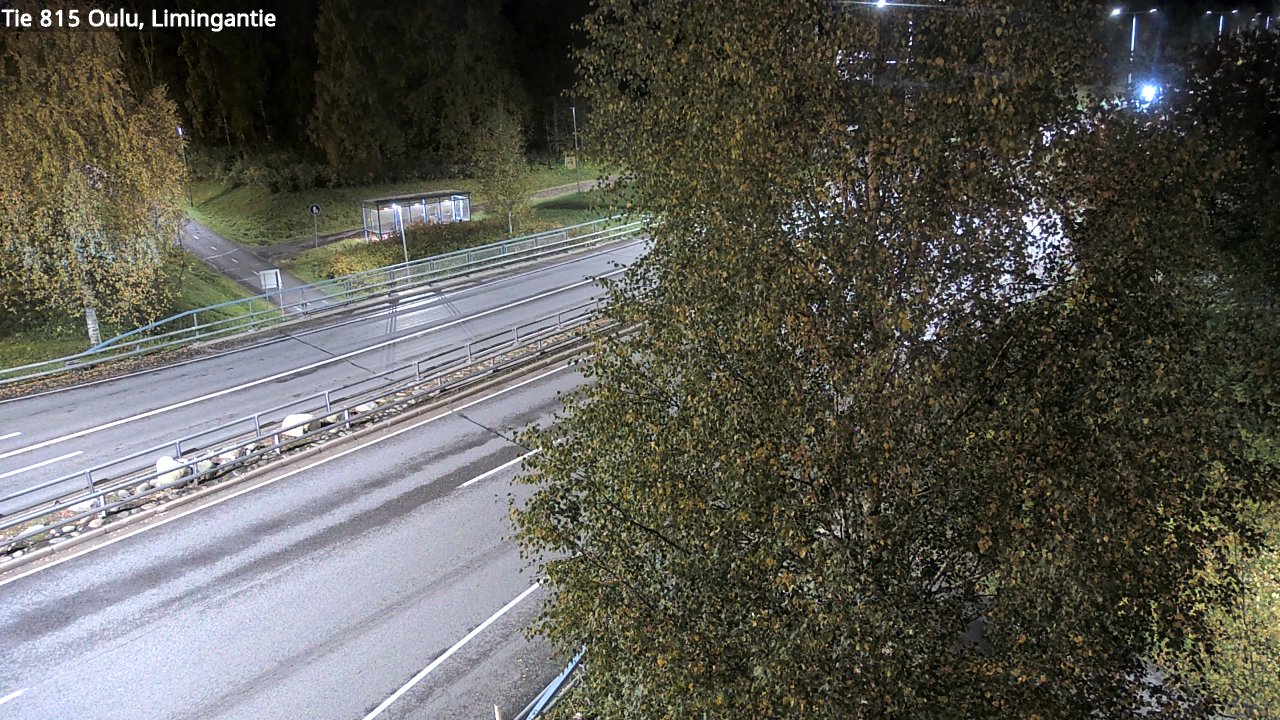 Weather Camera Image Väg 815 Oleåborg, Limingantie, Oulu, Pohjois-Pohjanmaa