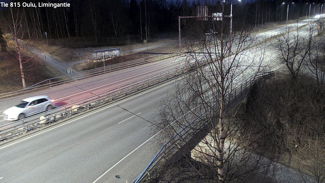 Weather Camera Image Väg 815 Oleåborg, Limingantie, Oulu, Pohjois-Pohjanmaa