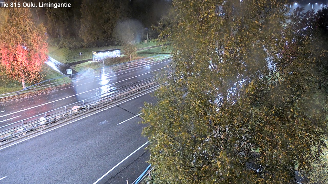 Weather Camera Image Väg 815 Oleåborg, Limingantie, Oulu, Pohjois-Pohjanmaa