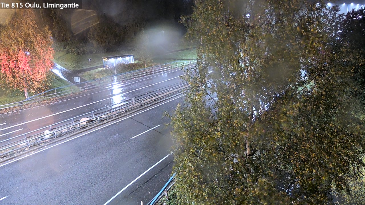 Weather Camera Image Väg 815 Oleåborg, Limingantie, Oulu, Pohjois-Pohjanmaa