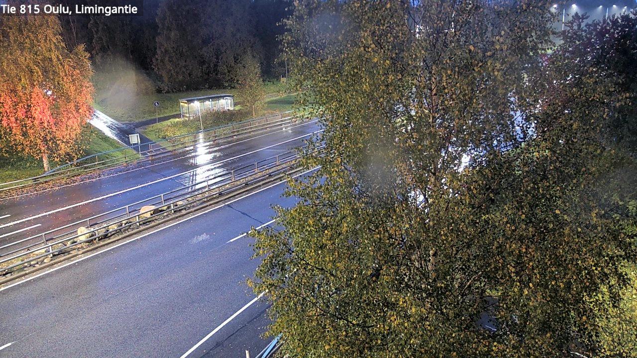 Weather Camera Image Väg 815 Oleåborg, Limingantie, Oulu, Pohjois-Pohjanmaa