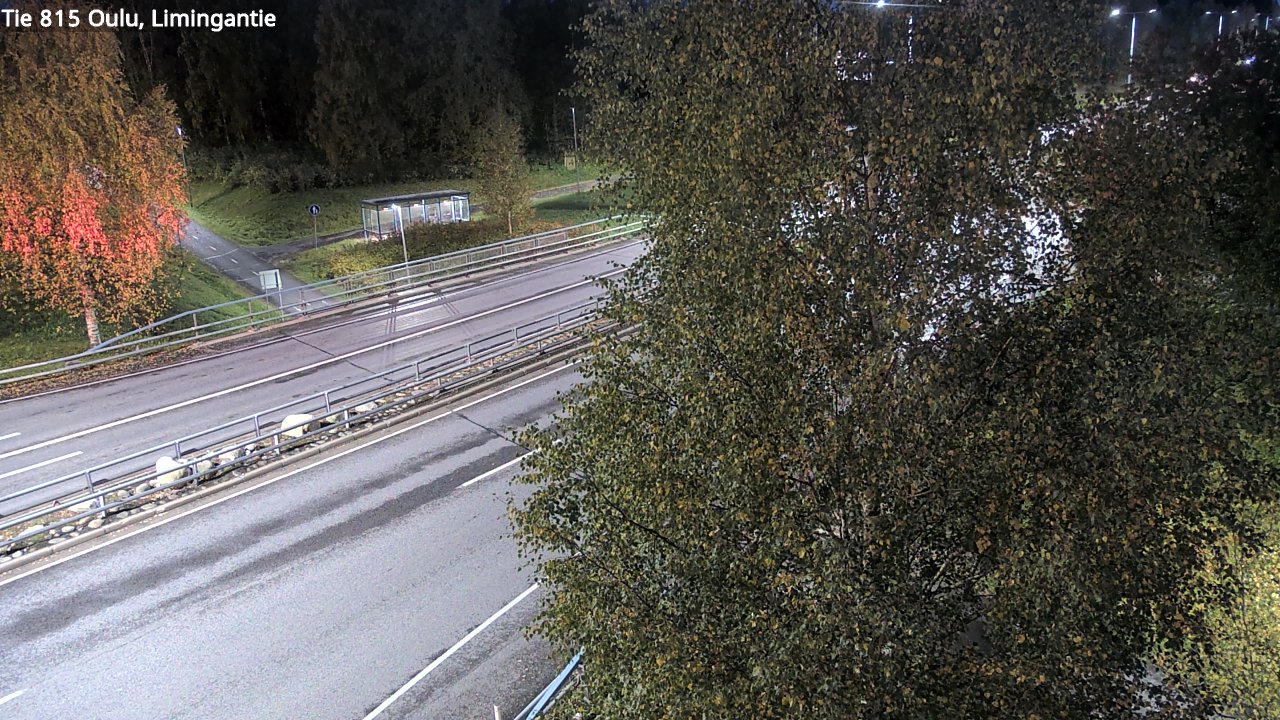 Weather Camera Image Väg 815 Oleåborg, Limingantie, Oulu, Pohjois-Pohjanmaa