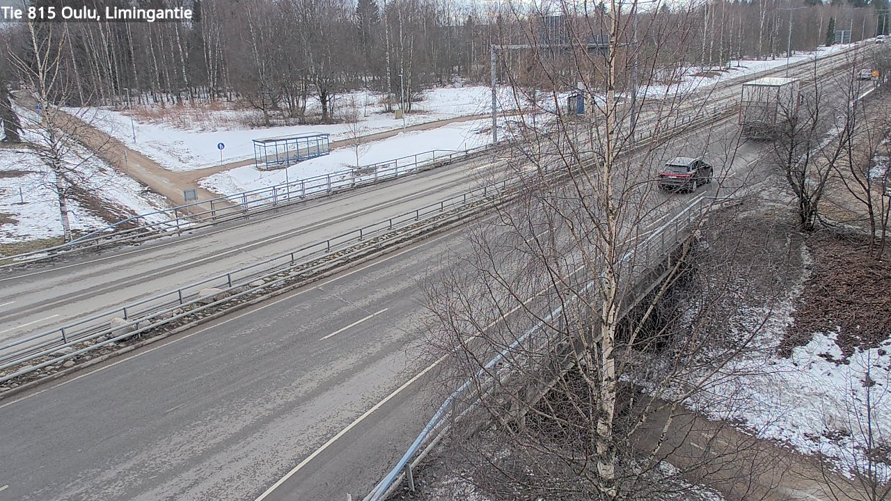 Weather Camera Image Väg 815 Oleåborg, Limingantie, Oulu, Pohjois-Pohjanmaa