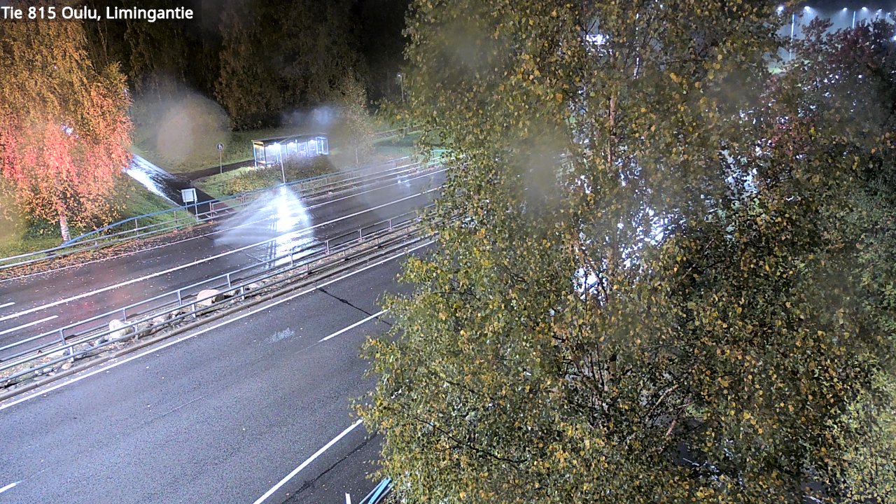 Weather Camera Image Väg 815 Oleåborg, Limingantie, Oulu, Pohjois-Pohjanmaa