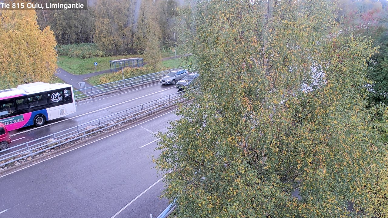 Weather Camera Image Väg 815 Oleåborg, Limingantie, Oulu, Pohjois-Pohjanmaa