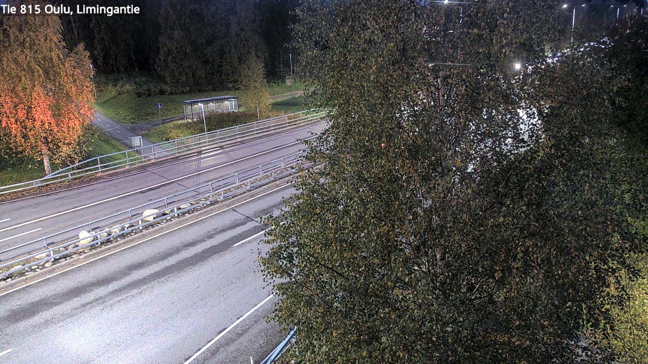 Weather Camera Image Väg 815 Oleåborg, Limingantie, Oulu, Pohjois-Pohjanmaa